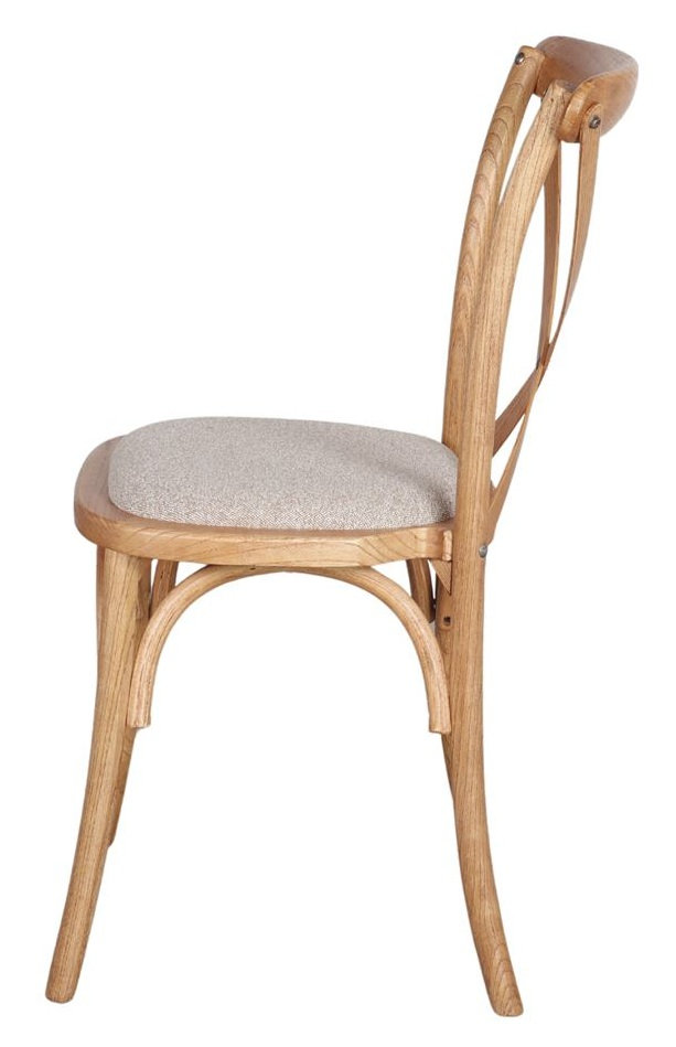 LOTUS silla de madera tapizada 2