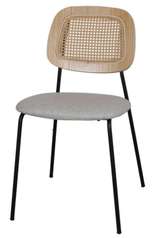 BAYTON silla tapizada arena