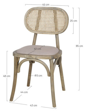 SENDAI silla madera 4