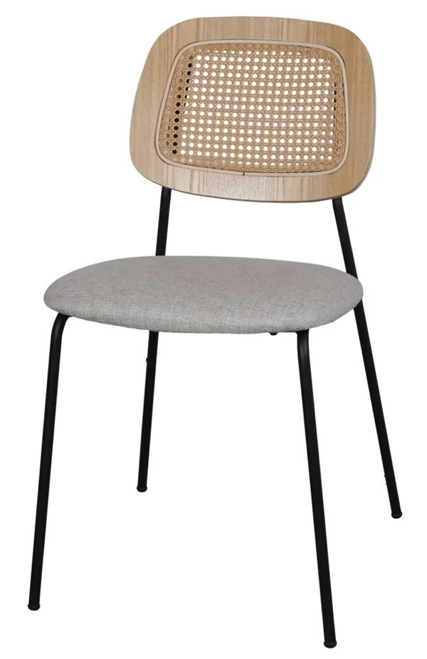 BAYTON silla tapizada arena