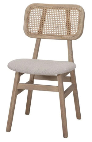 BORIS silla madera tapizada