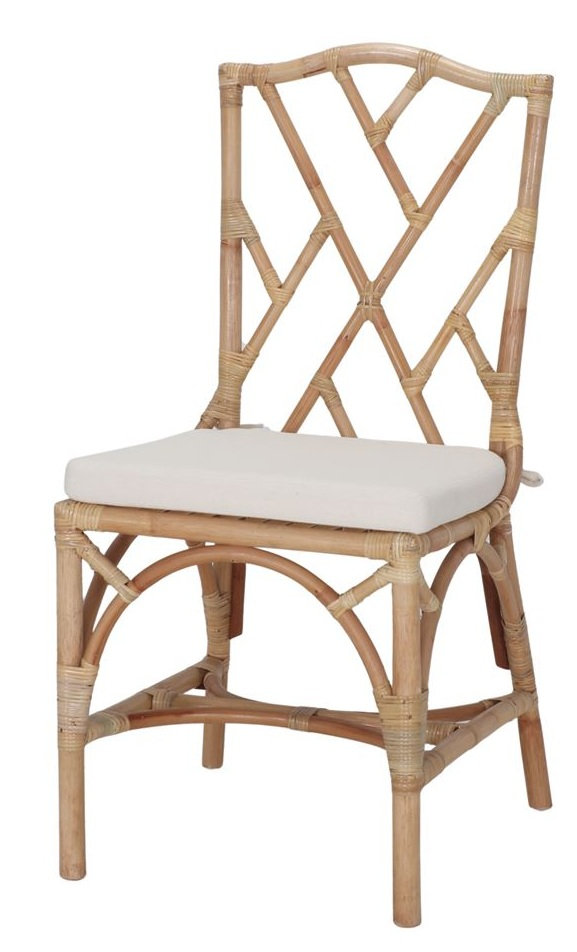 CHIPPENDALE silla ratan