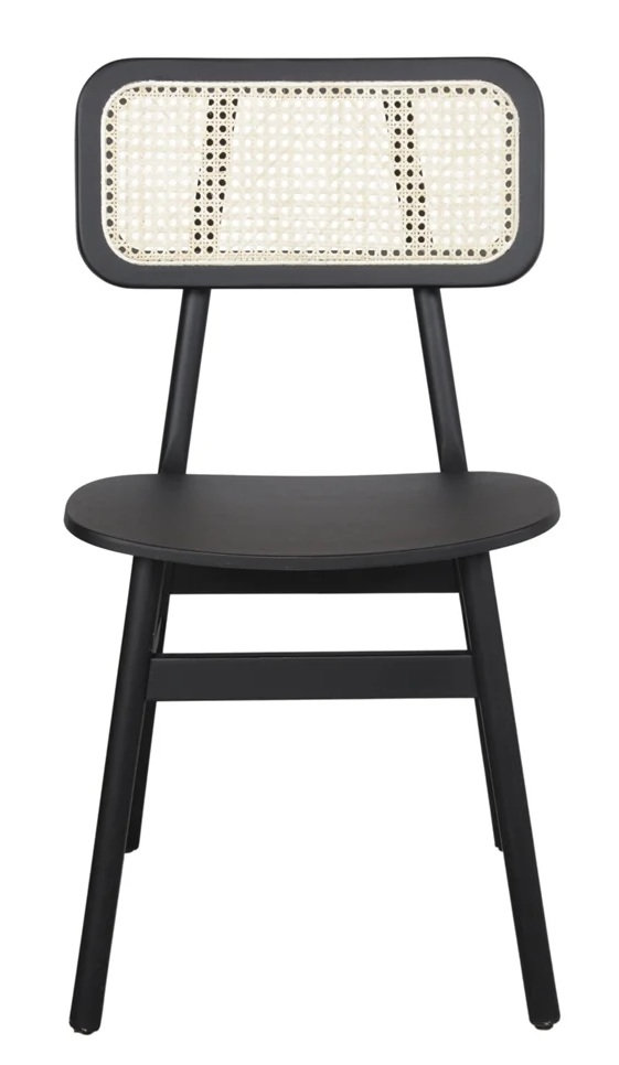 HOBART silla madera negra 1