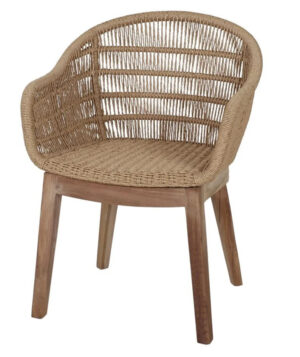 IMBILI silla madera cuerda