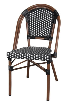 LADY silla exterior aluminio rattan