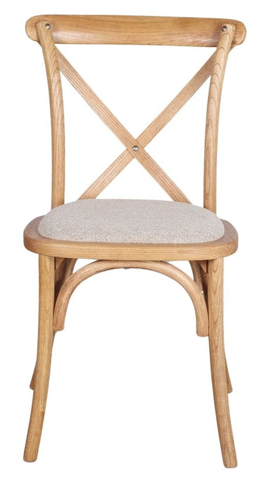 LOTUS silla de madera tapizada 1