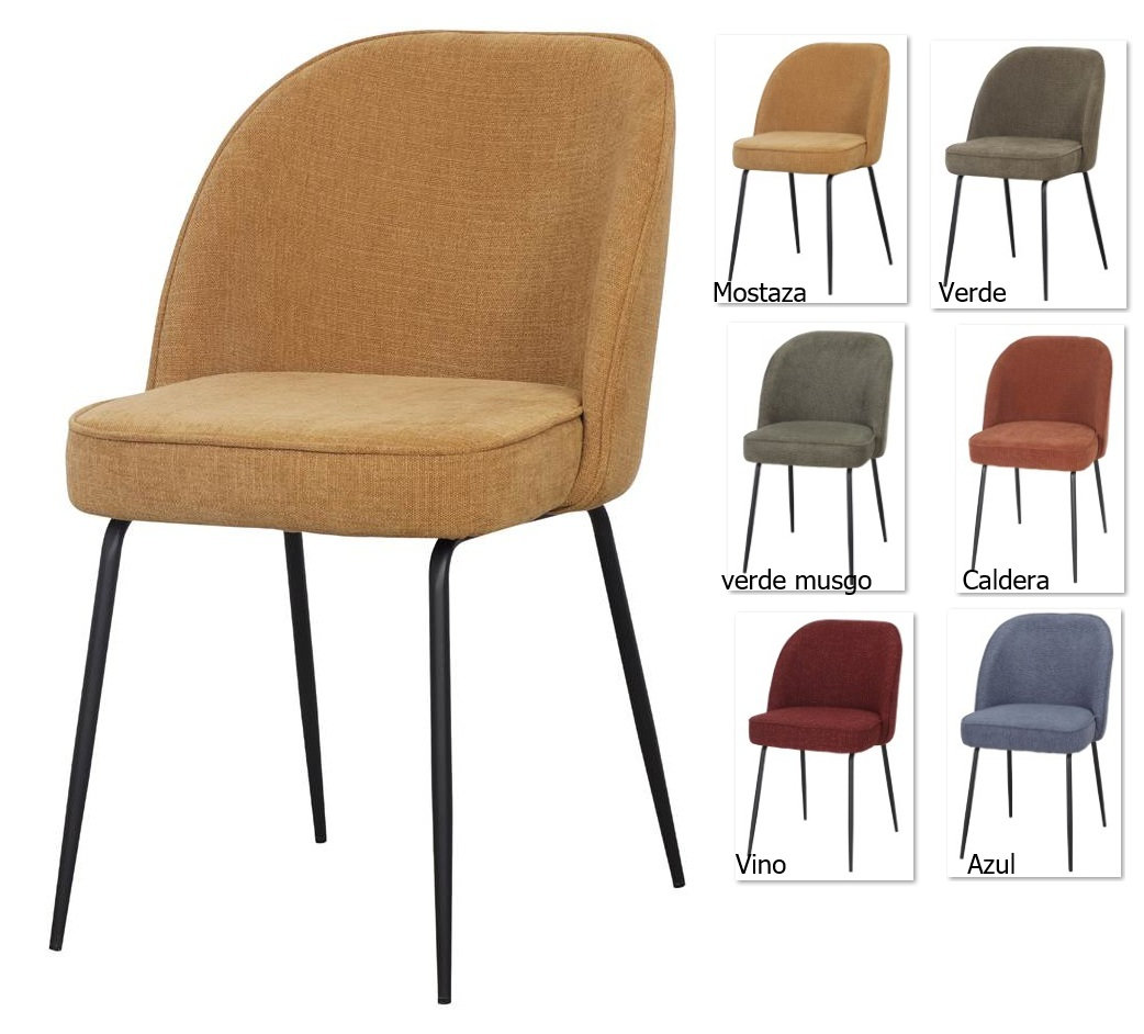 SEKEN silla tapizada w