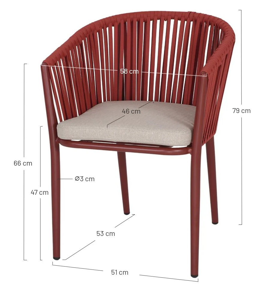 AGOSTA-sillon-exterior-terracota-5 AGOSTA sillon exterior terracota 5