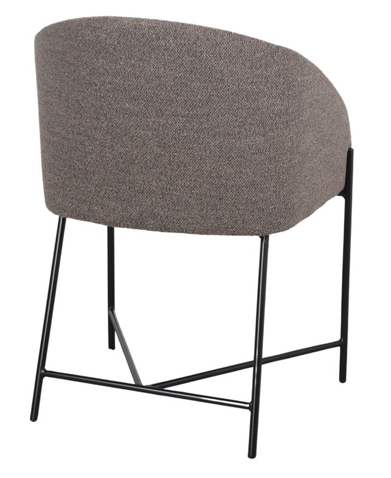 PETUNIA silla tapizada marron 2