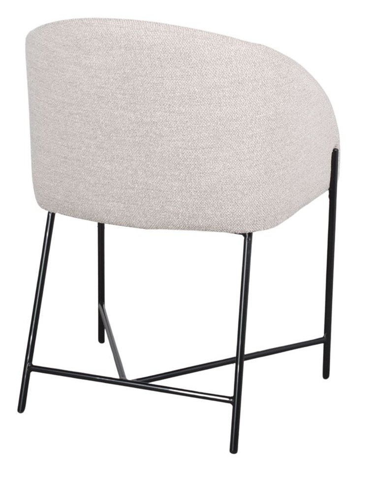 PETUNIA silla tapizada piedra 1