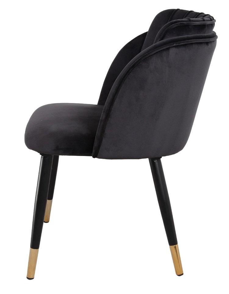 LUGGER silla tapizada negro 1