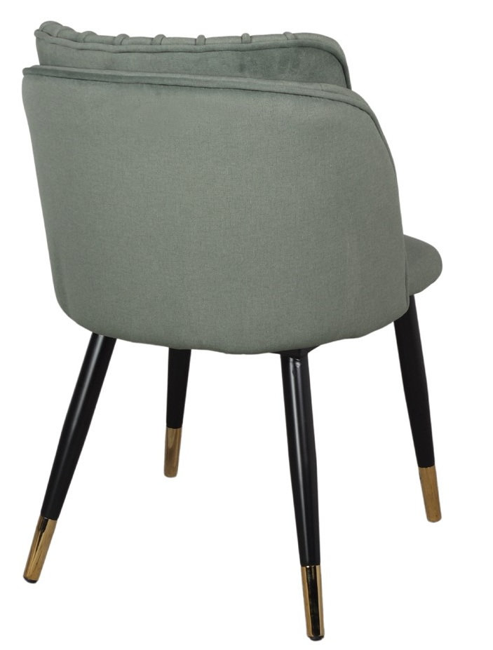 LUGGER silla tapizada musgo verde 1