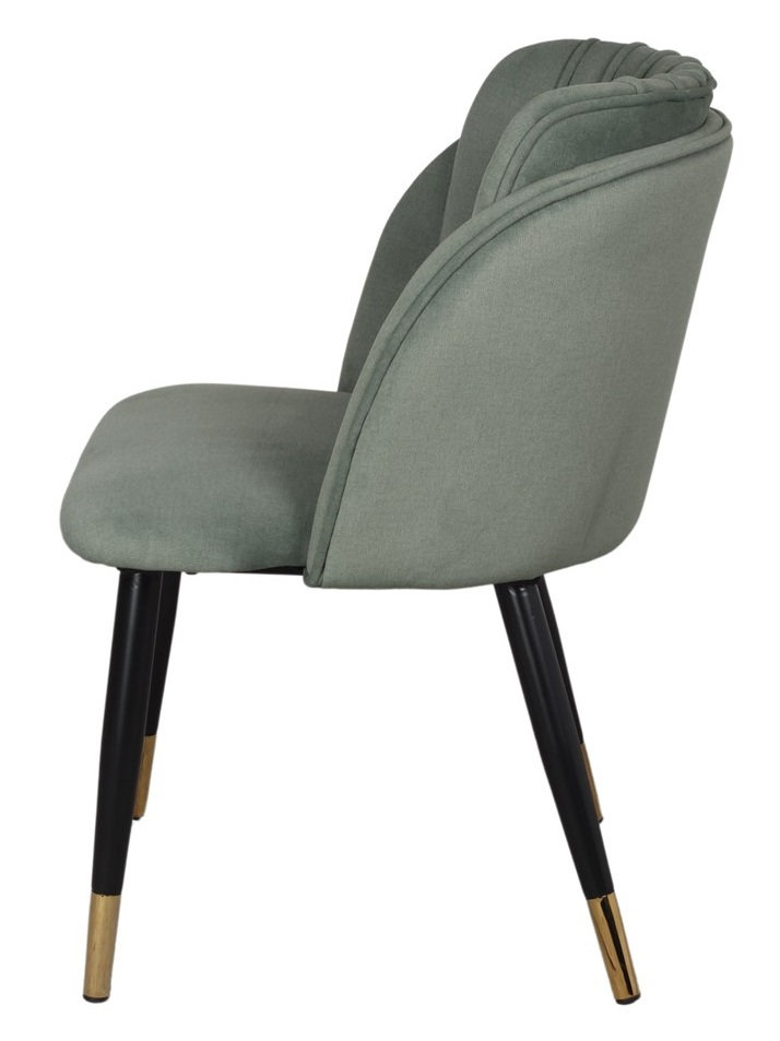 LUGGER silla tapizada musgo verde 2