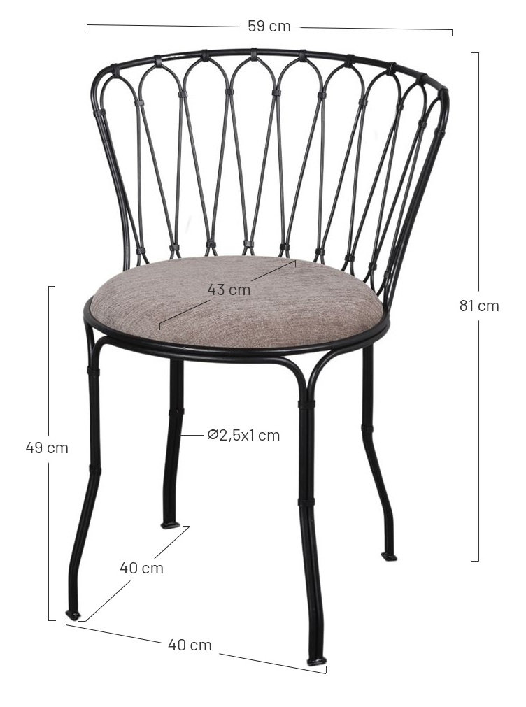 MAYLEN silla metal 3