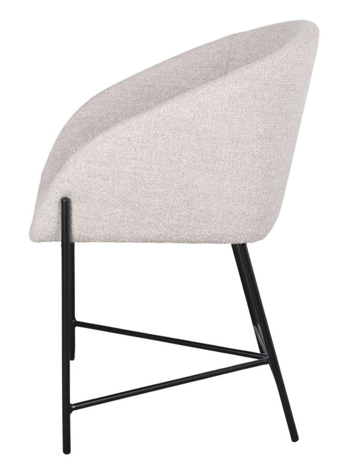 PETUNIA silla tapizada piedra 2