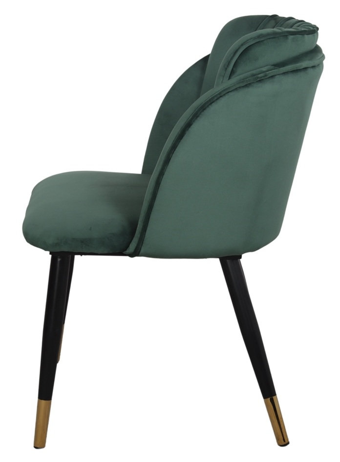 LUGGER silla tapizada verde 1