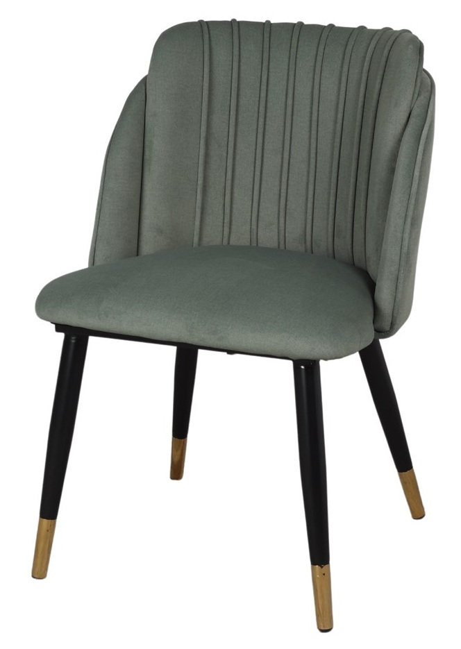 LUGGER silla tapizada musgo verde