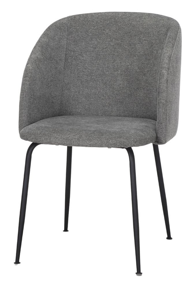 BILUSSAN silla tapizada gris verdoso