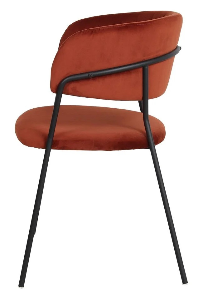 DAMES sillon tapizado terracota 1