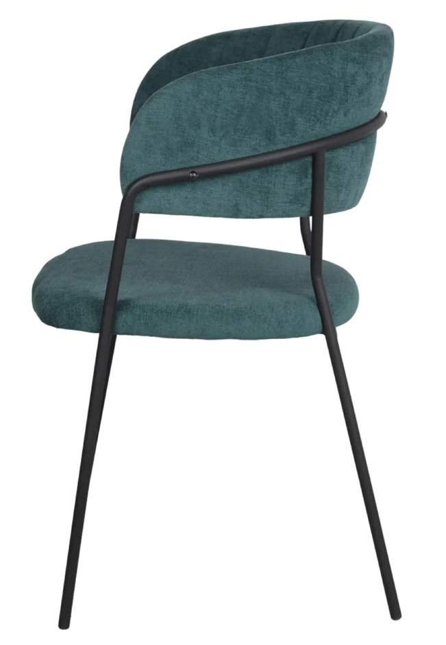 DAMES sillon tapizado azul petroleo 2