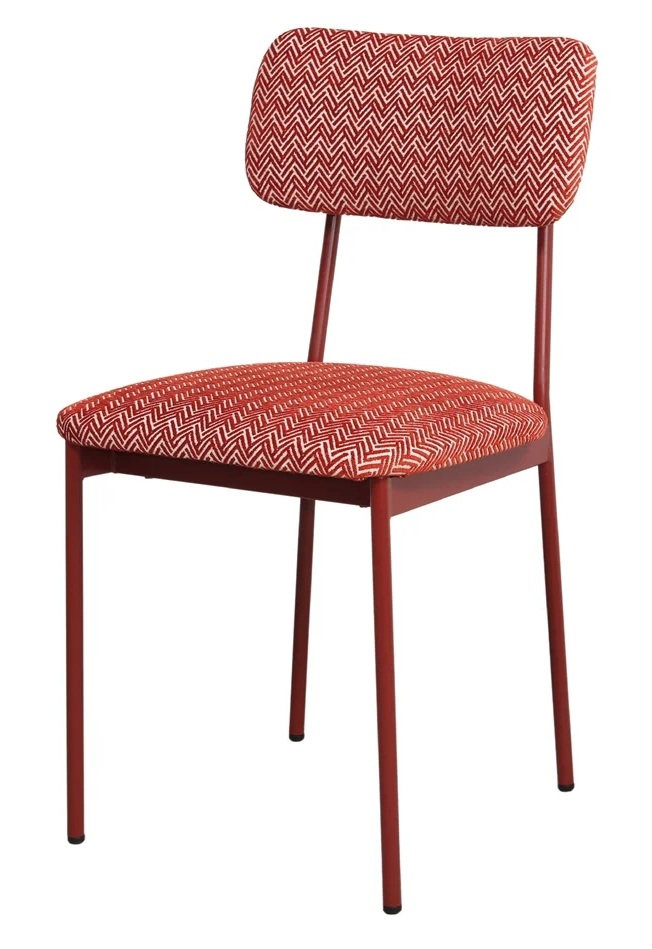 SACRAMENTO-Silla-tapizada-terracota SACRAMENTO Silla tapizada terracota