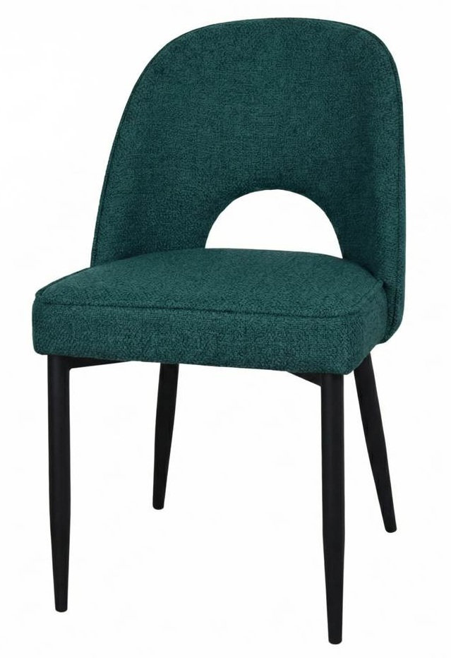 MARRIOT silla tapizada azul petroleo