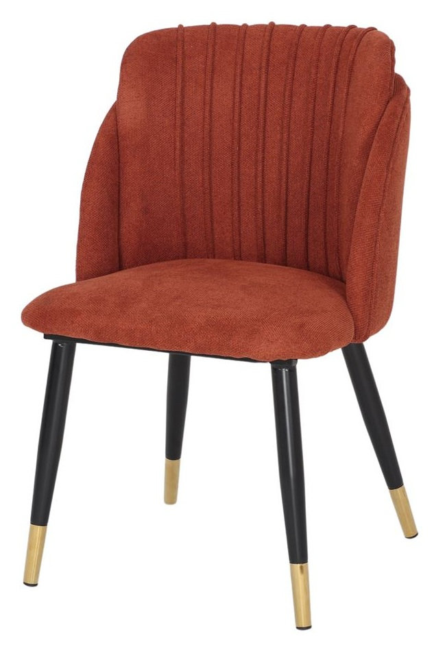 LUGGER silla tapizada teja