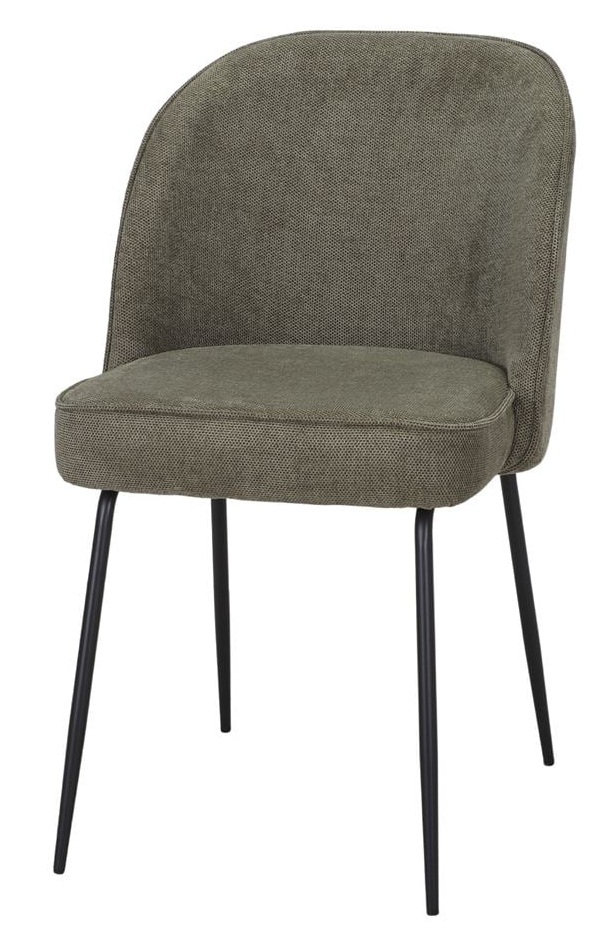 SEKEN silla tapizada verde elecho