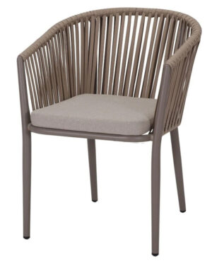 AGOSTA sillon exterior champagne