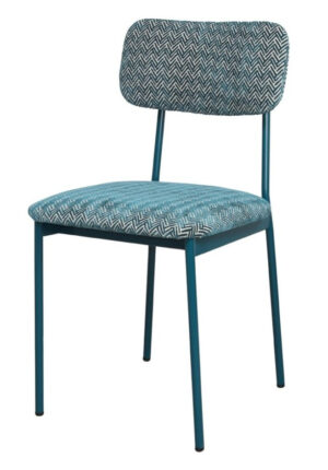 SACRAMENTO Silla tapizada azul