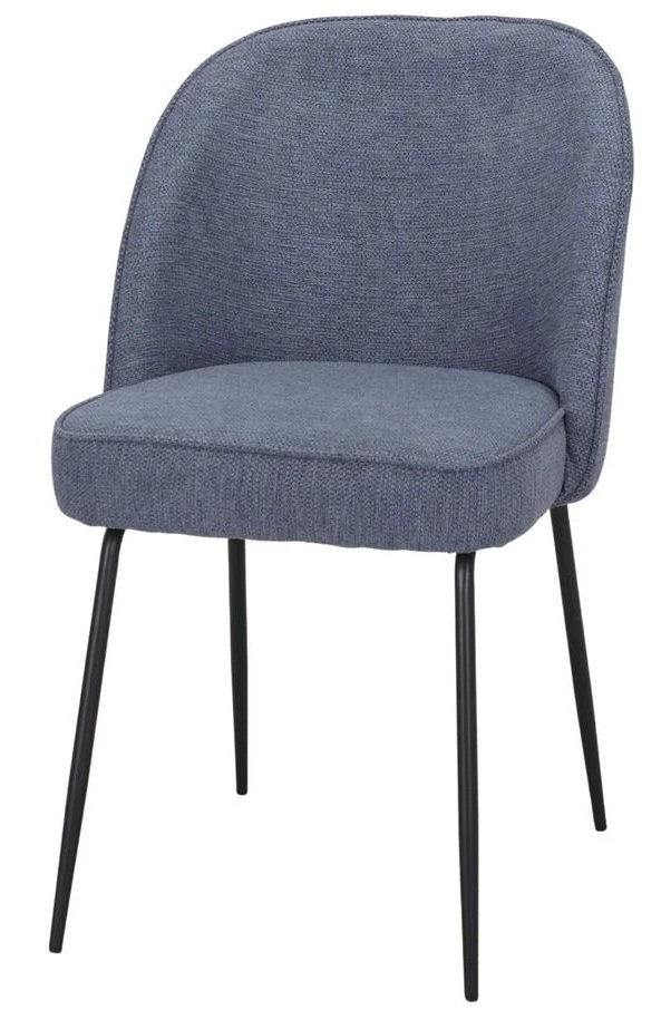 SEKEN silla tapizada azul